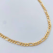 Cadena Figaro 7.4gr / 28 in / 3mm Oro Amarillo +1 18K &