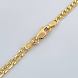 Cadena Cubana 8.35gr / 27 1/4 in / 3.05mm Oro Amarillo +1 18K &