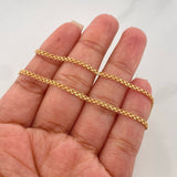 Cadena China 7.05 g / 22 in / 2 mm Oro Amarillo 18K