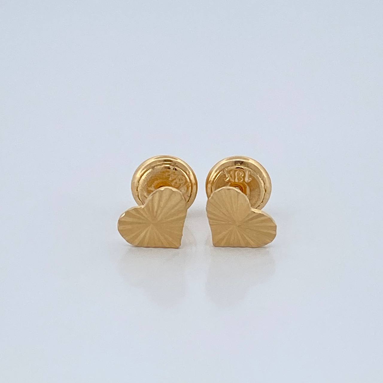 Topos Corazón 0.7gr / 6.33mm Oro Amarillo 18K %
