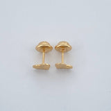 Topos Corazón 0.7gr / 6.33mm Oro Amarillo 18K %