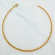 Pulso Cubano 1.25 g / 8 1/4 in / 2.5 mm Oro Amarillo 18K