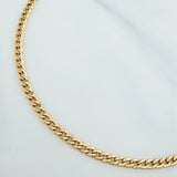 Pulso Cubano 1.25 g / 8 1/4 in / 2.5 mm Oro Amarillo 18K