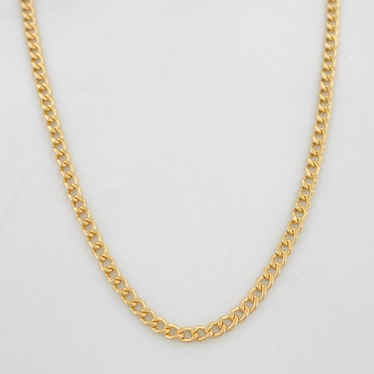 Cadena Cubana 1.5g / 16 in / 1.95mm Oro Amarillo 18K
