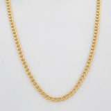 Cadena Cubana 1.5g / 16 in / 1.95mm Oro Amarillo 18K