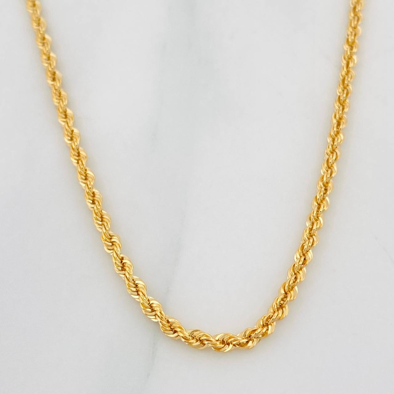 Cadena Lazo 3g / 20 in / 2.1mm Oro Amarillo 18K