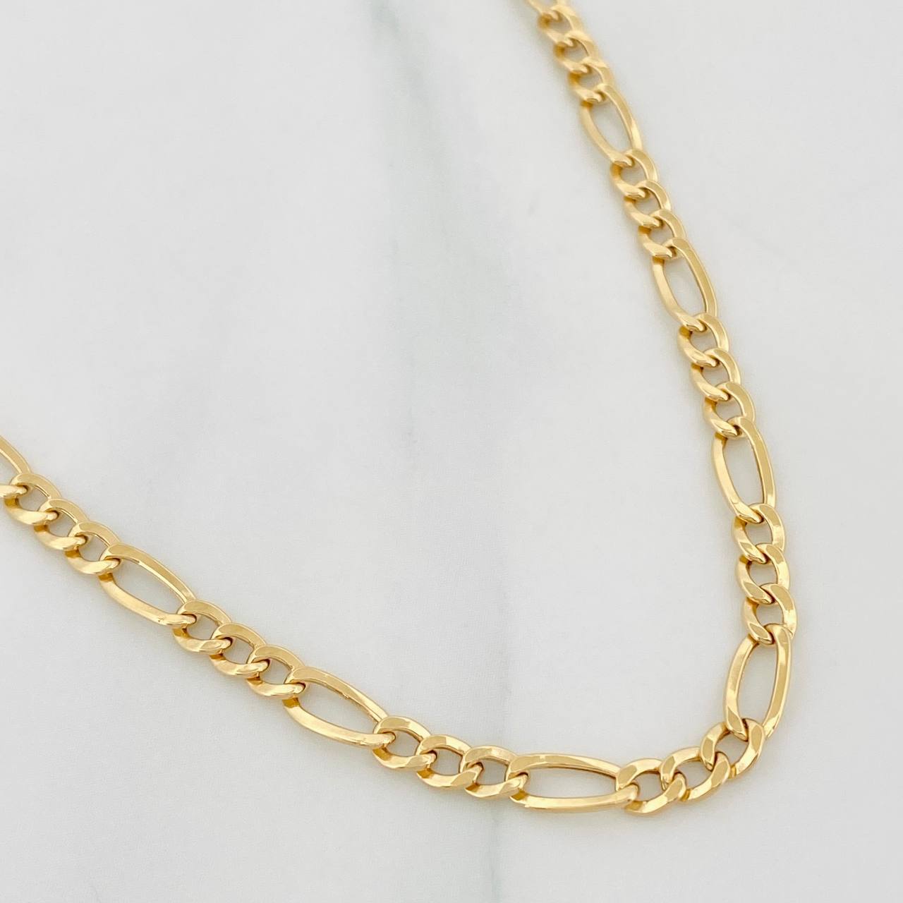 Figaro Chain 4.2g / 24 in / 3.3mm 18K Yellow Gold
