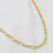 Cadena Figaro 3.65g / 24 in / 3.15mm Oro Amarillo 18K