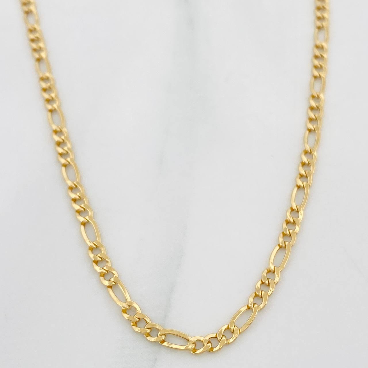 Figaro Chain 2.6g / 24 in / 2.6mm Yellow Gold 18K