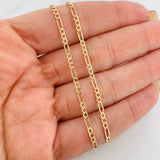 Figaro Chain 2.7g / 24 in / 2.6mm 18K Yellow Gold