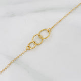 Bracelet Classic Link 1.3g / 6 3/4 in - 7 in / 1mm Yellow Gold 18K