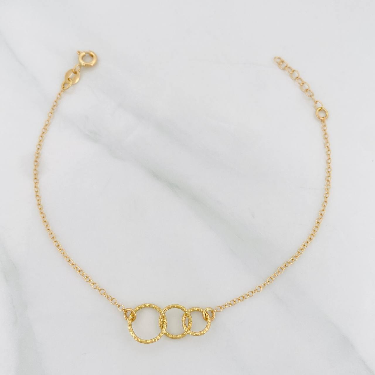Classic Link Adjustable Bracelet 1.3g / 7 1/4 in - 6 1/4 in / 1.3mm 18K Yellow Gold