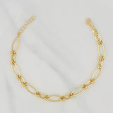 Pulso Modulable Pulso Aros 2.45g / 7 in - 7 3/4 in / 5.9mm Oro Amarillo 18K