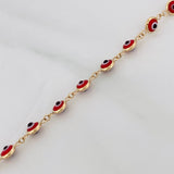 Pulso Ojo Turco 2.65g / 7 1/2 in / 2.1mm Oro Amarillo 18K