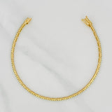 Tennis Bracelet 3.85g / 7 in / 1.8mm Yellow Gold 18K