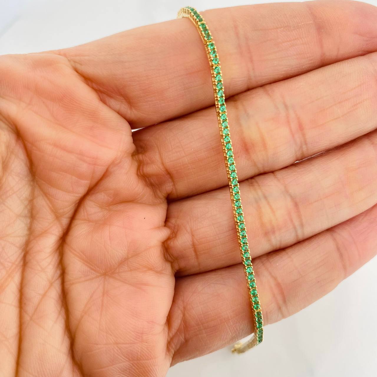 Tennis Bracelet 3.85g / 7 in / 1.8mm Yellow Gold 18K