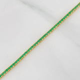Tennis Bracelet 3.85g / 7 in / 1.8mm Yellow Gold 18K