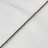 Pulso Tennis 3.85g / 7 in / 1.8mm Oro Amarillo 18K