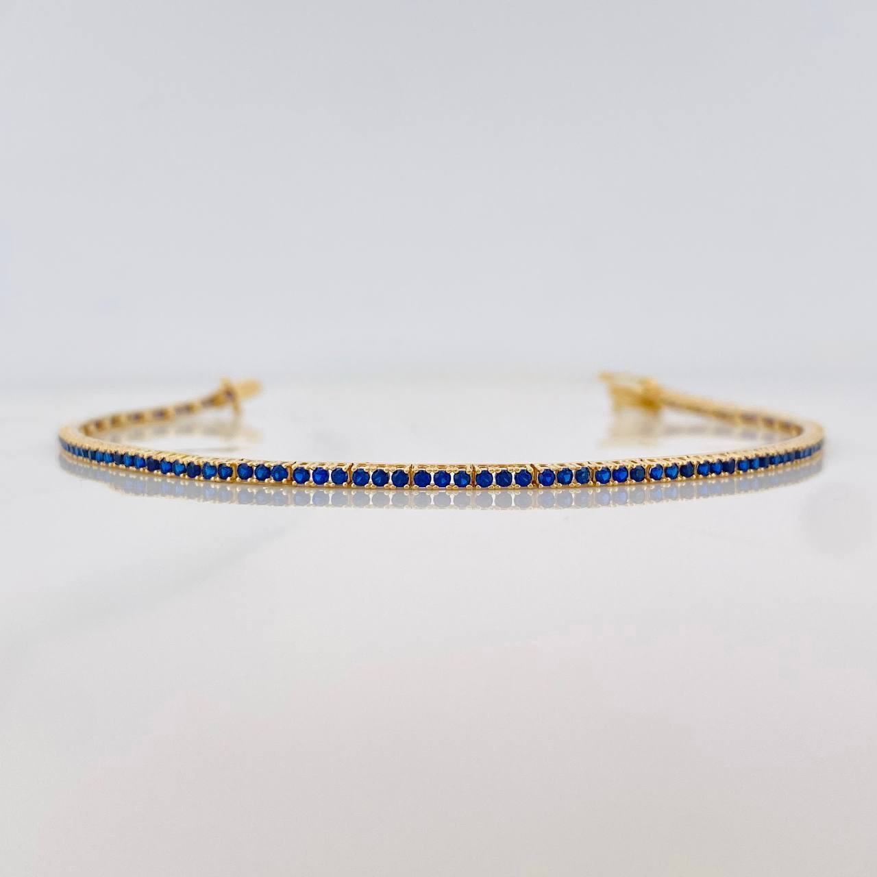 Pulso Tennis 3.85g / 7 in / 1.8mm Oro Amarillo 18K
