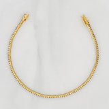Pulso Tennis 3.85g / 7 in / 1.8mm Oro Amarillo 18K