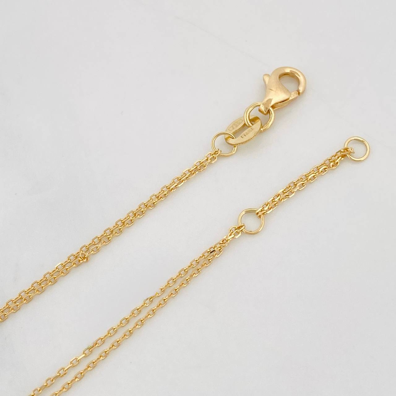 Pulso Modulable Aro Seguido Virgen Guadalupe 1.75g / 6 1/2 in - 7 in / 1mm Oro Amarillo 18K