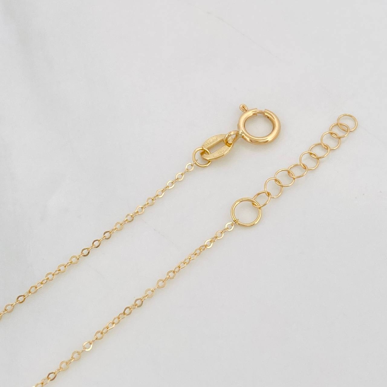 Pulso Modulable Aro Seguido Corazones 1.05g / 6 1/2 in - 7 1/4 in / 1mm Oro Amarillo 18K
