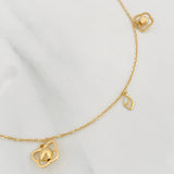 Tobillera Aro Seguido 2.65g / 9 3/4 in / 1mm Oro Amarillo 18K