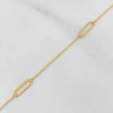 Pulso Aro Seguido 1g / 7 1/2 in / 1mm Oro Amarillo 18K