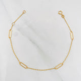 Pulso Aro Seguido 1g / 7 1/2 in / 1mm Oro Amarillo 18K