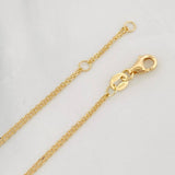 Pulso Modulable Aro Seguido Virgen Milagrosa 1.8g / 6 1/2 in - 7 in / 1mm Oro Amarillo 18K