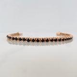 Pulso Tennis 9.15g / 6 3/4 in / 4.1mm Oro Rosa 18K