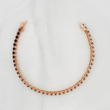 Pulso Tennis 9.15g / 6 3/4 in / 4.1mm Oro Rosa 18K