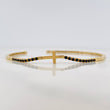 Tennis Bracelet Cross 6.2g / 8 in / 2mm Yellow Gold 18K