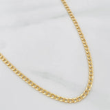 Cadena Cubana 2.1g / 18 in / 2.3mm Oro Amarillo 18K