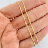 Cadena China 2.5g / 18 in / 1.5mm Oro Amarillo 18K