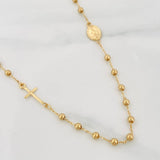 Miraculous Virgin Rosary Chain 3.1g / 18 in / 2.5mm 18K Yellow Gold