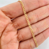 Cuban Links Bracelet 1.4g / 8 in / 2.4mm 18K Yellow Gold