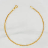 Cuban Links Bracelet 1.4g / 8 in / 2.4mm 18K Yellow Gold