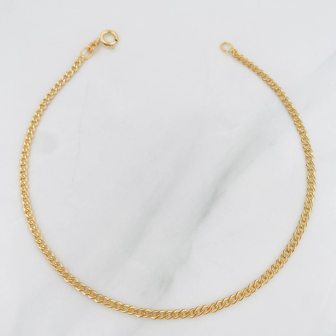 Cuban Links Bracelet 0.8g / 7 3/4 in / 1.95mm 18K Yellow Gold