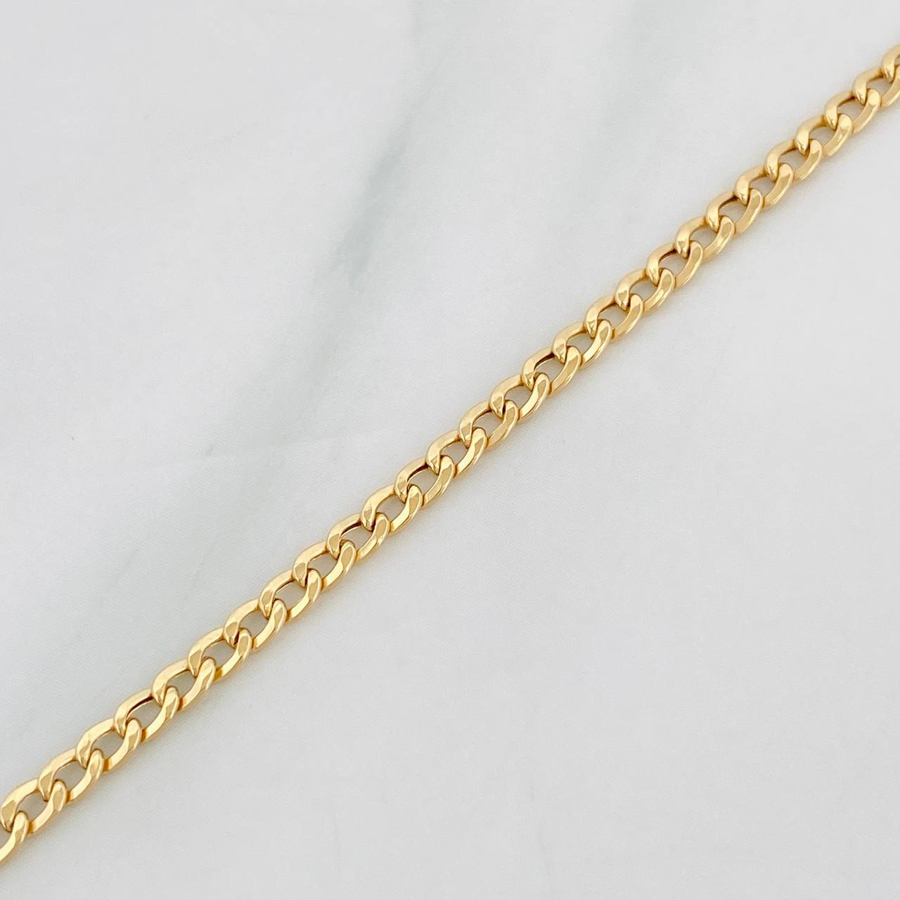 Cuban Links Bracelet 0.8g / 7 3/4 in / 1.95mm 18K Yellow Gold