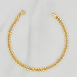 Cuban Links Bracelet 2.6g / 8 in / 4.15mm Yellow Gold 18K