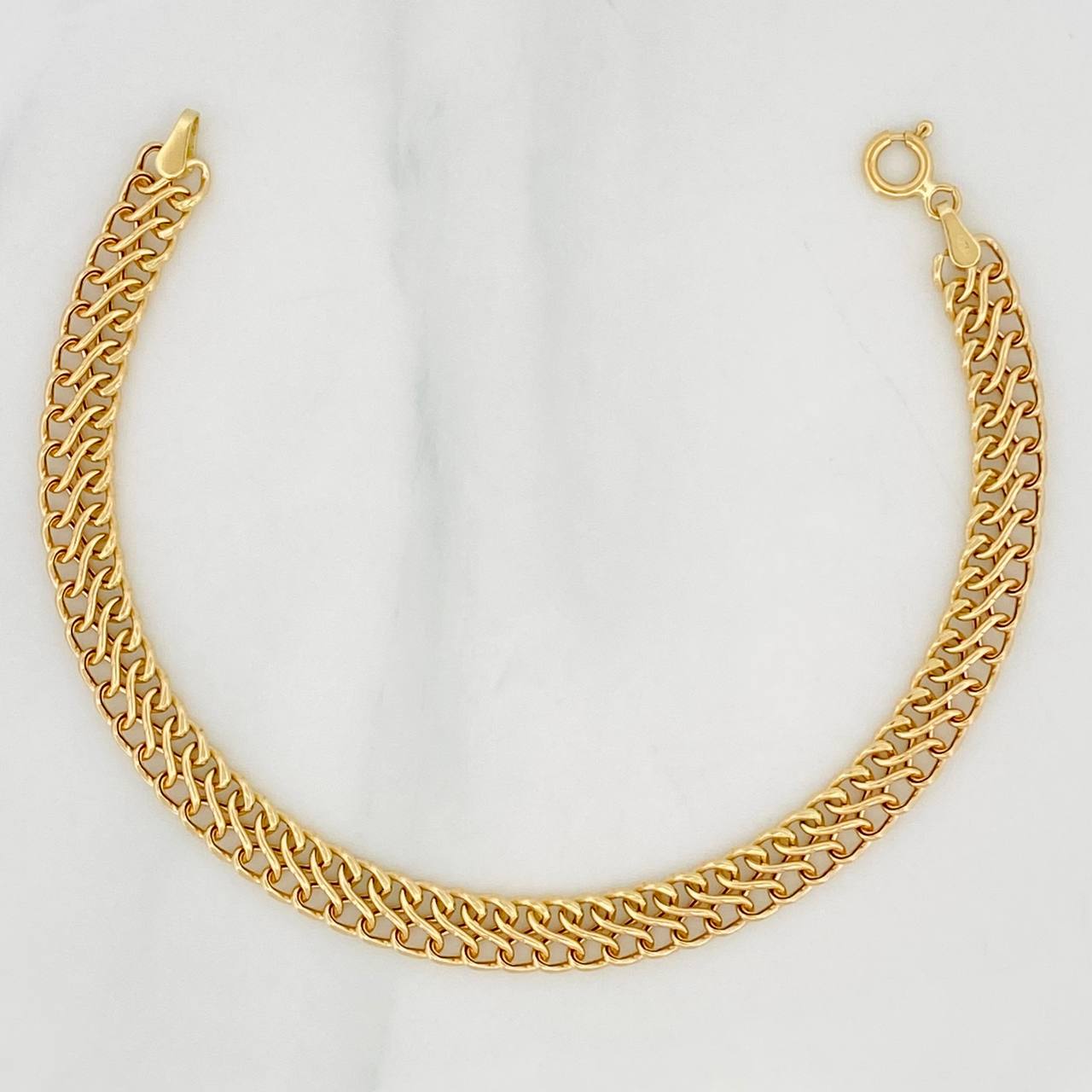 Bracelet Sedusa 3.65g / 7 1/4 in / 6.2mm Yellow Gold 18K