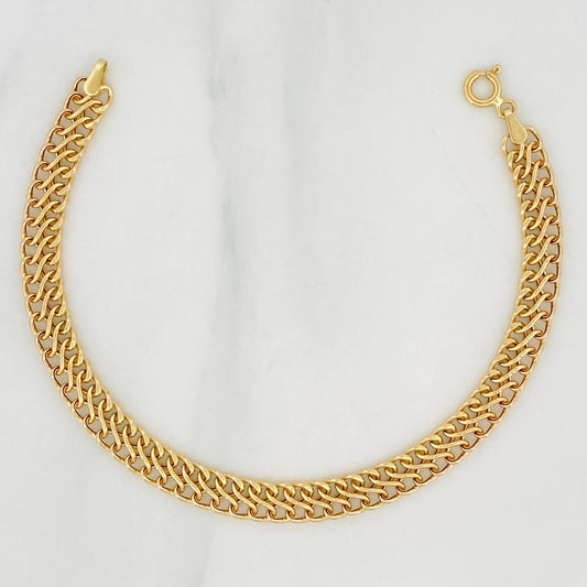 Bracelet Sedusa 3.65g / 7 1/4 in / 6.2mm Yellow Gold 18K