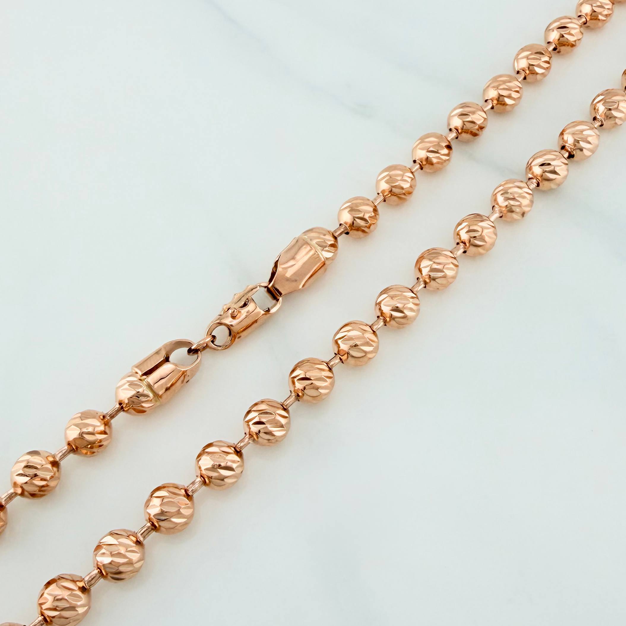 Cadena Militar 44.7 g / 28 1/4 in / 5.75 mm Oro Rosa 18K