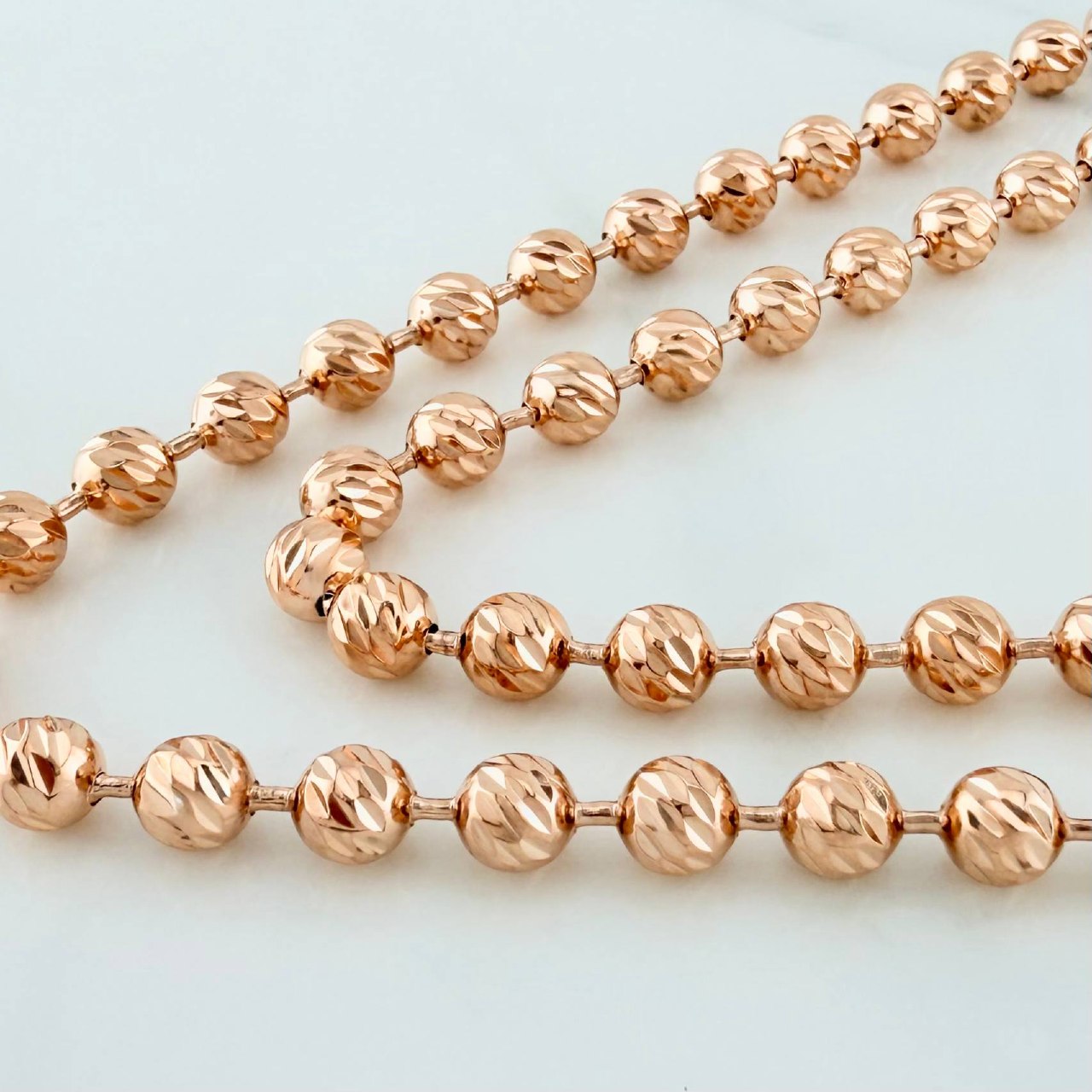 Cadena Militar 44.7 g / 28 1/4 in / 5.75 mm Oro Rosa 18K