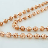 Cadena Militar 44.7 g / 28 1/4 in / 5.75 mm Oro Rosa 18K