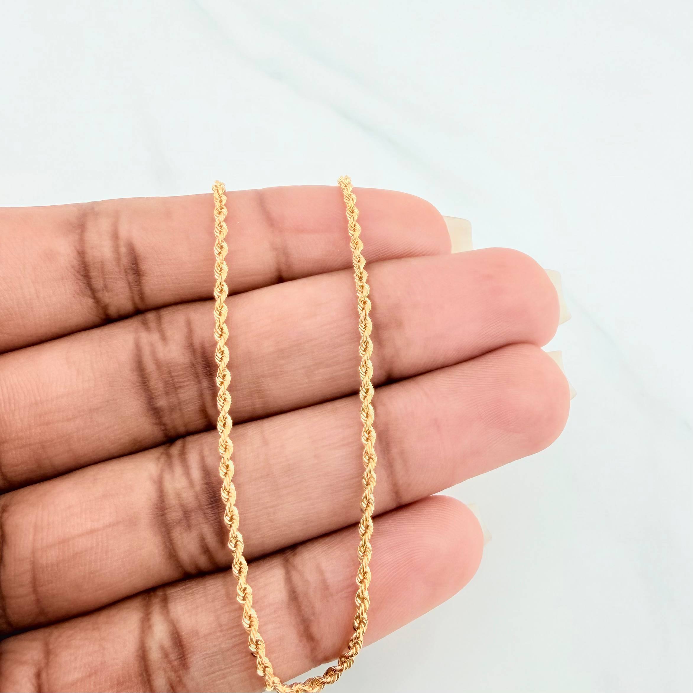 Pulso Lazo 0.75 g / 7 in / 1.5 mm Oro Amarillo 18K