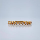 Anillo Churumbela Flores 1.35gr / T6 1/4 / Oro Amarillo 18K %