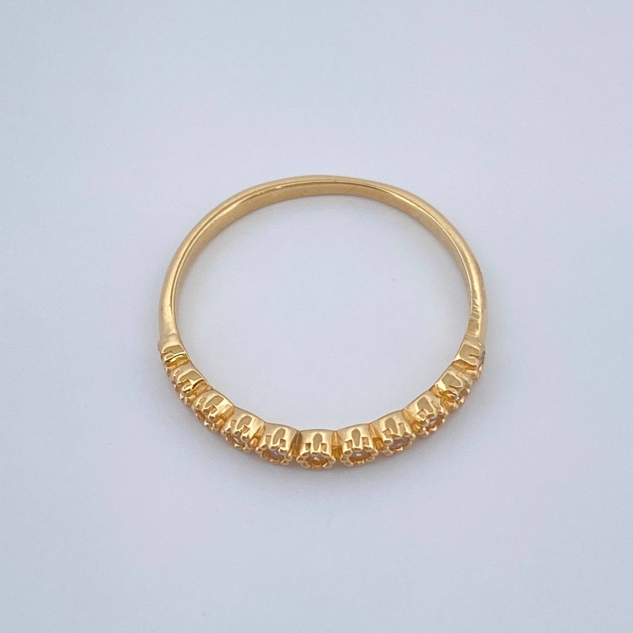 Anillo Churumbela Flores 1.35gr / T6 1/4 / Oro Amarillo 18K %