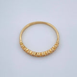 Anillo Churumbela Flores 1.35gr / T6 1/4 / Oro Amarillo 18K %